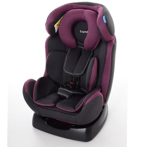 Автокресло M 3678 Pink Gray (2шт) детское, 0+1,2 (0-6лет), 3полож.спинки,5-ти точ.рем.без.,сер-роз