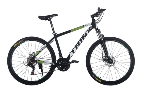 Велосипед 27,5" TRINX M116 Elite, DD рама-18" AL, Matt-Black-White-Green