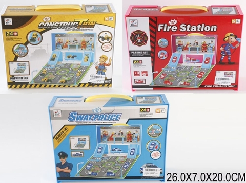 Паркинг 58105/6/1 (1536769/70/73) (60шт/2) 3 вида, в коробке 26*7*20см