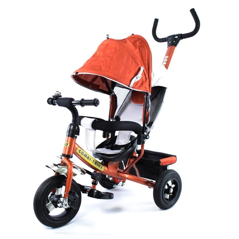 Велосипед трехколесный TILLY Combi Trike BT-CT-0015 DARK RED с надувными колесами /1/