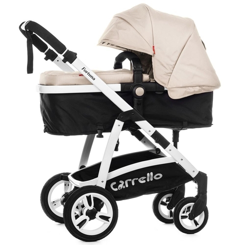 Коляска прогулочная CARRELLO Fortuna CRL-9001 Silk Beige 2в1 c матрасом /1/ MOQ