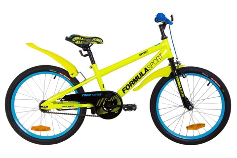 20 SPORT рама-10,5" St с крылом Pl 2019 желтый