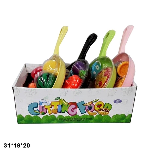 Резка овощей и фруктов 6048 со сковородкой 5шт.в кор.31*19*20 /12/60/