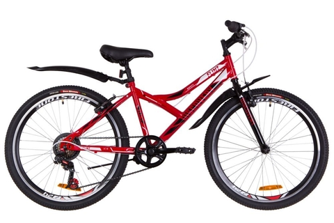 24 FLINT Vbr рама-14" St с крылом Pl 2019 красно-белый с черным