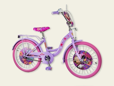 Велосипед 20'' Disney Minnie Mouse 192004, со звонком,зеркалом,без доп.колес