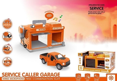 Гараж CLM 559 (8) рация, свет, звук, в коробке